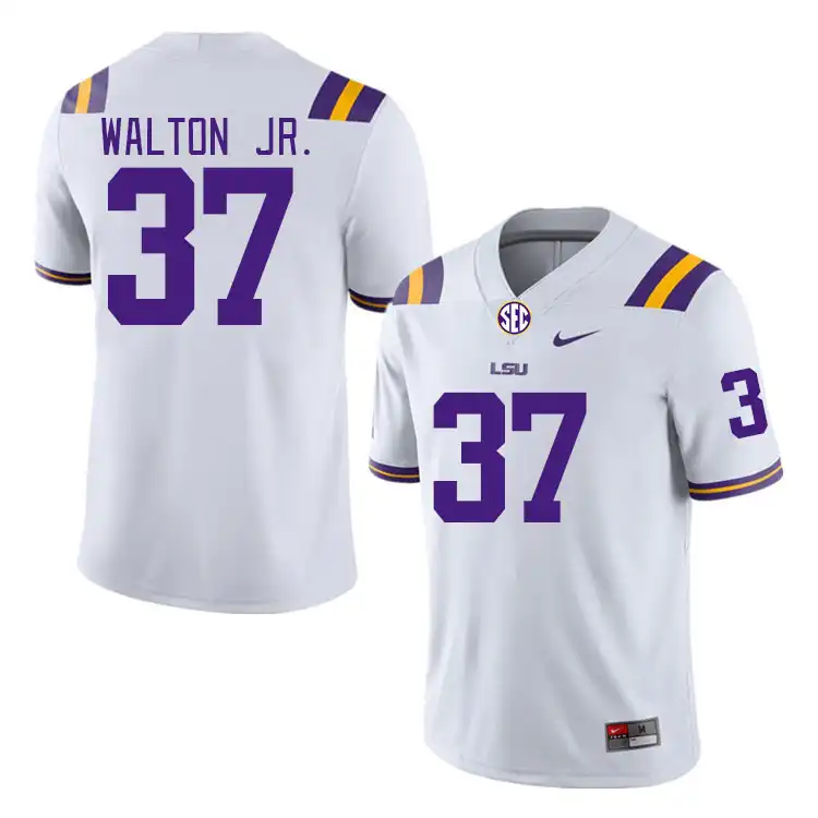 LSU Tigers #37 Craig Walton Jr. Men's White NCAA Football Jersey 2409QFQC4