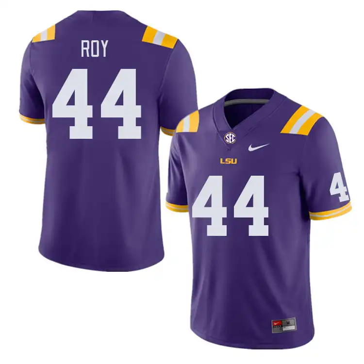 LSU Tigers #44 Slade Roy Men's Purple NCAA Football Jersey 2409CASK3