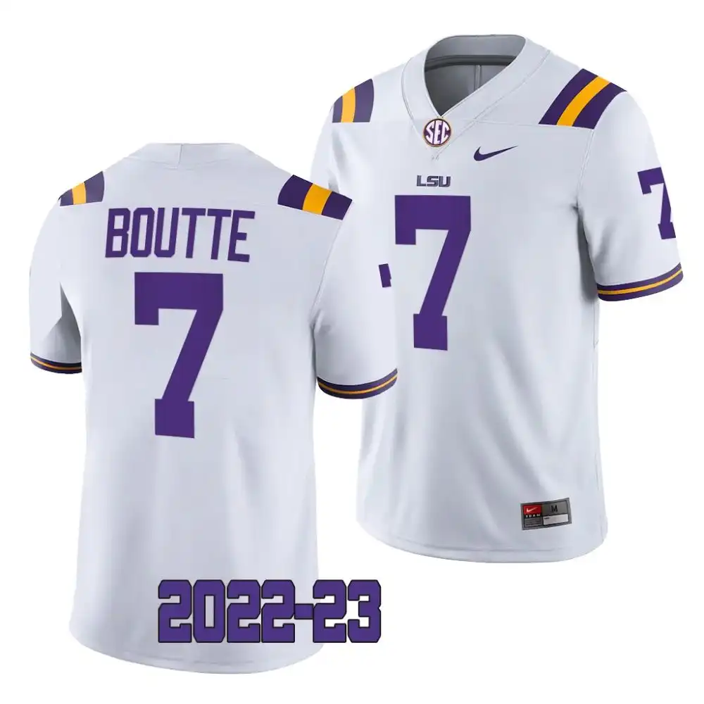 LSU Tigers #7 Kayshon Boutte Men's 2022-23 NCAA Game White Football Jersey 2409UGJT5