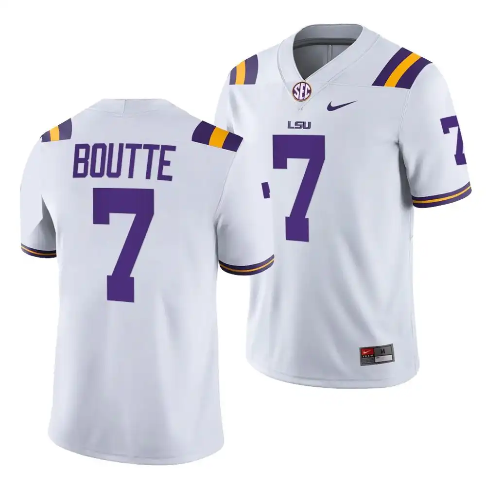 LSU Tigers #7 Kayshon Boutte Men's White NCAA 2022 Top WR Football Jersey 2409AXAL5