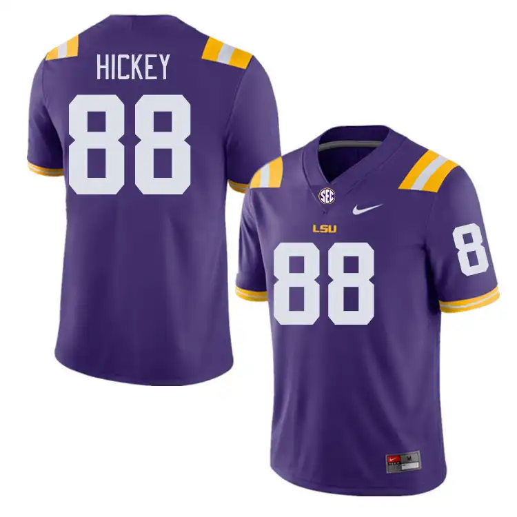 LSU Tigers #88 Preston Hickey Men's Purple NCAA Football Jersey 2409DQEU1